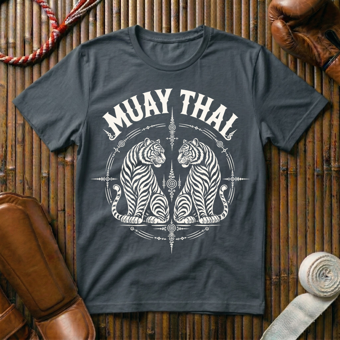 Muay Thai White Tigers - T‑Shirt
