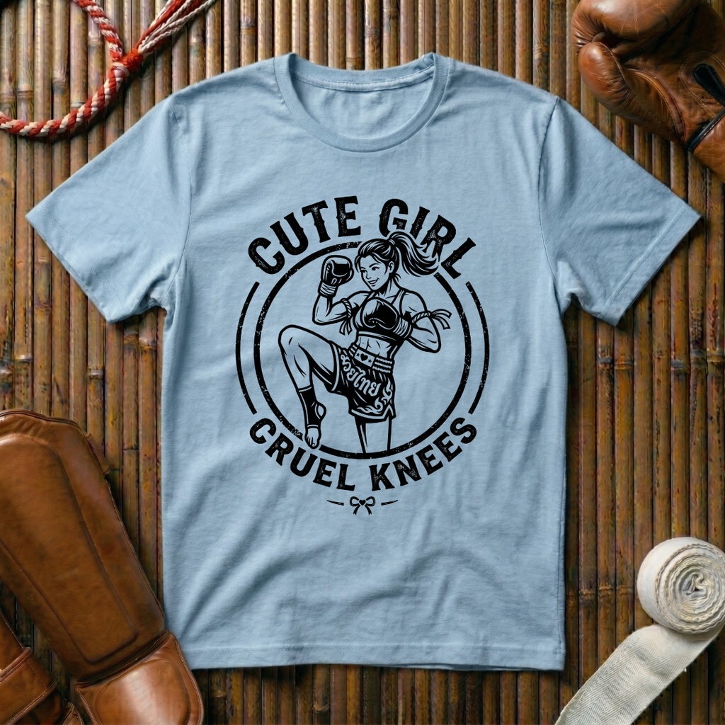 Cute Girl Cruel Knees - T‑Shirt
