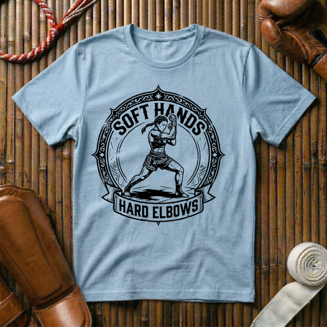 Soft Hands Hard Elbows - T‑Shirt