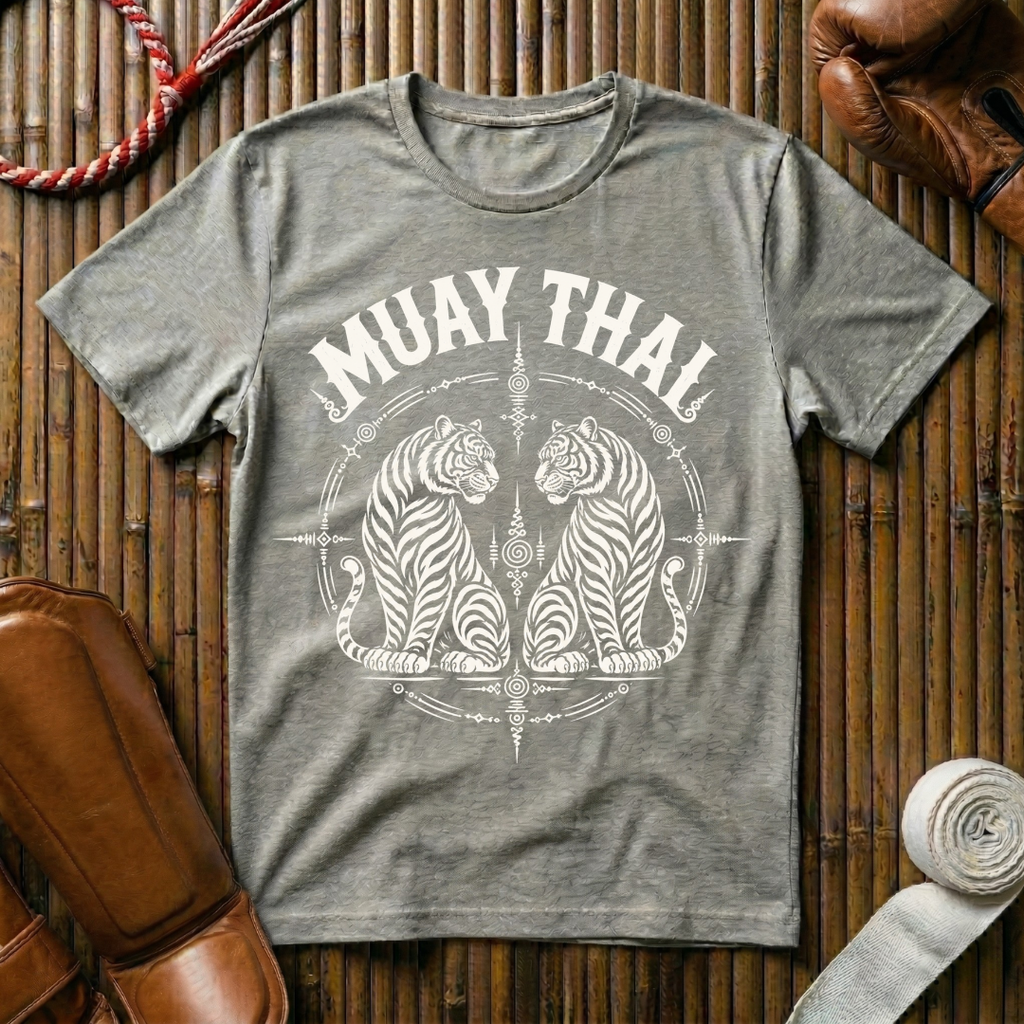 Muay Thai White Tigers - T‑Shirt