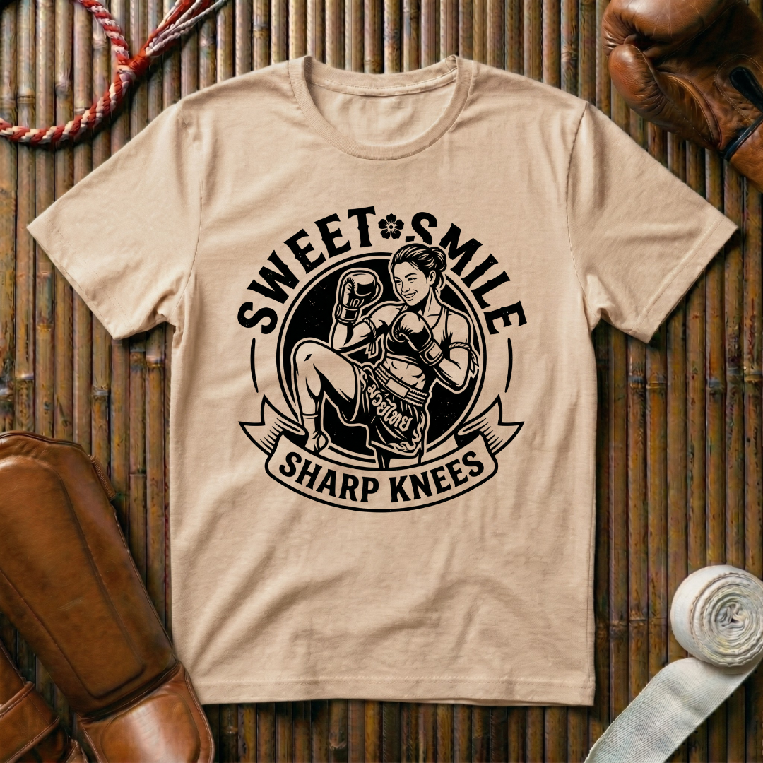 Sweet Smile Sharp Knees - T‑Shirt