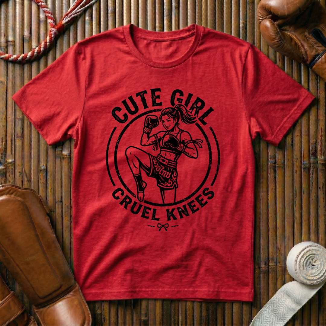 Cute Girl Cruel Knees - T‑Shirt