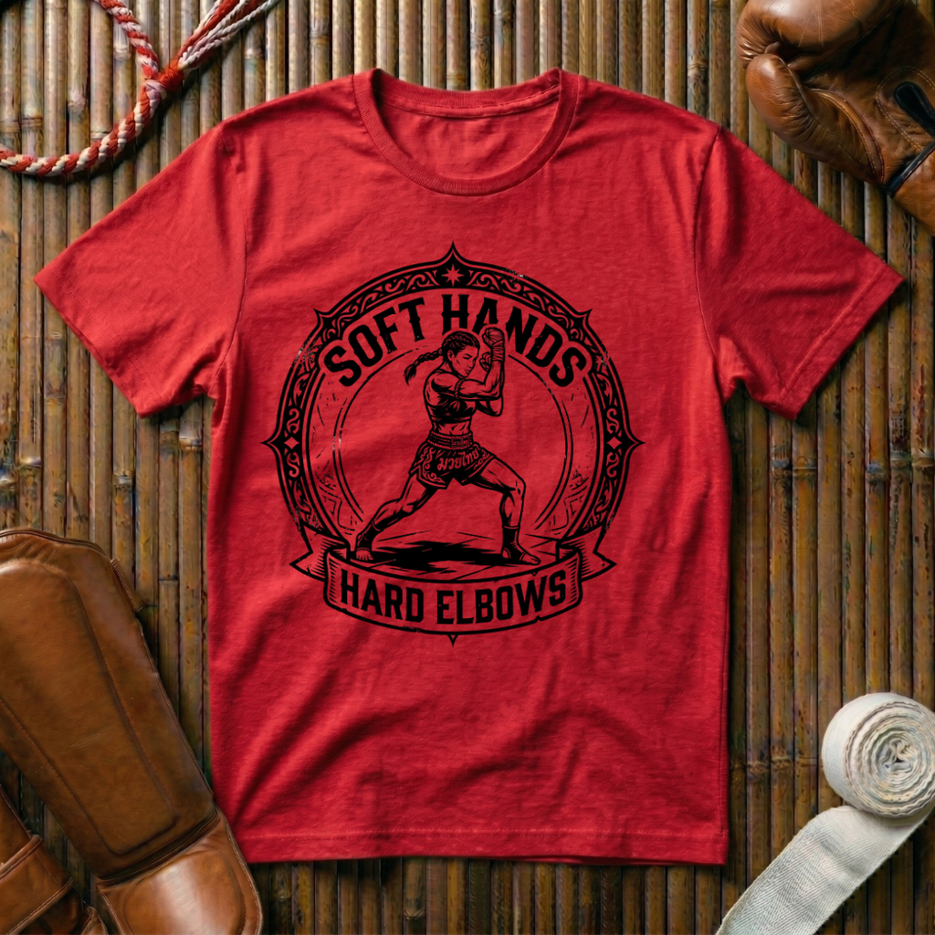 Soft Hands Hard Elbows - T‑Shirt