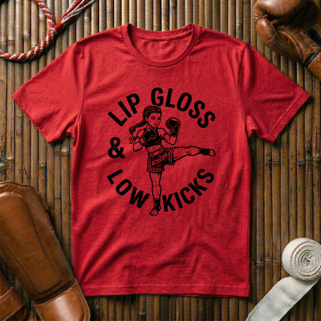 Lip Gloss & Low Kicks - T‑Shirt