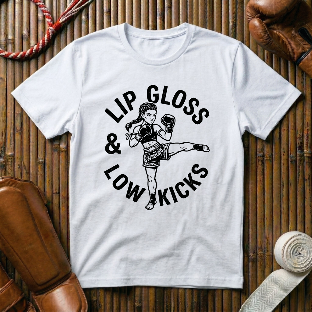 Lip Gloss & Low Kicks - T‑Shirt