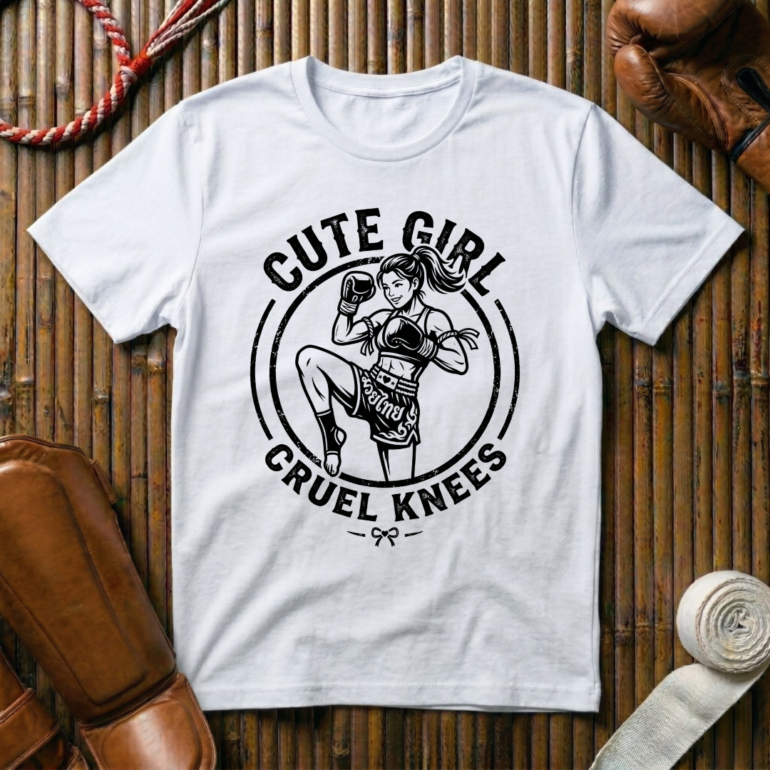 Cute Girl Cruel Knees - T‑Shirt
