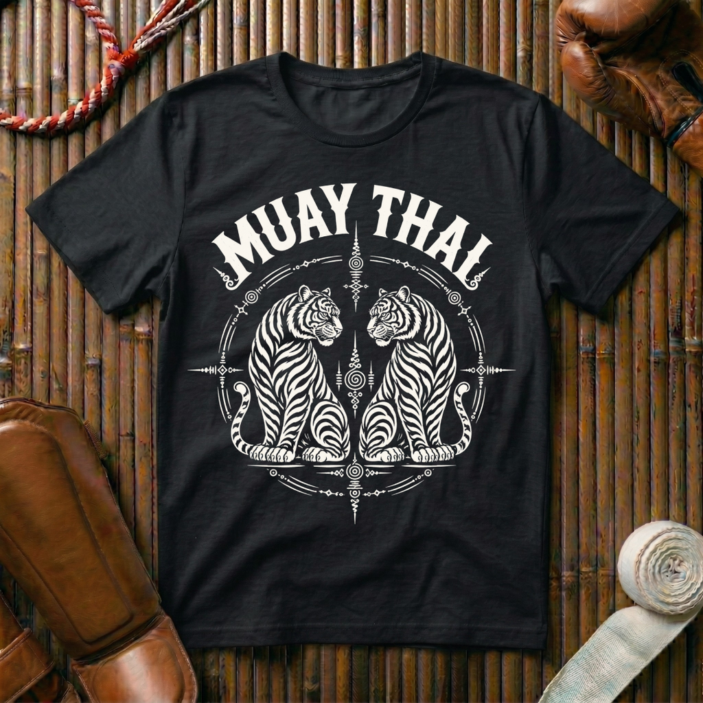 Muay Thai White Tigers - T‑Shirt