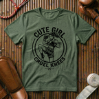 Cute Girl Cruel Knees - T‑Shirt