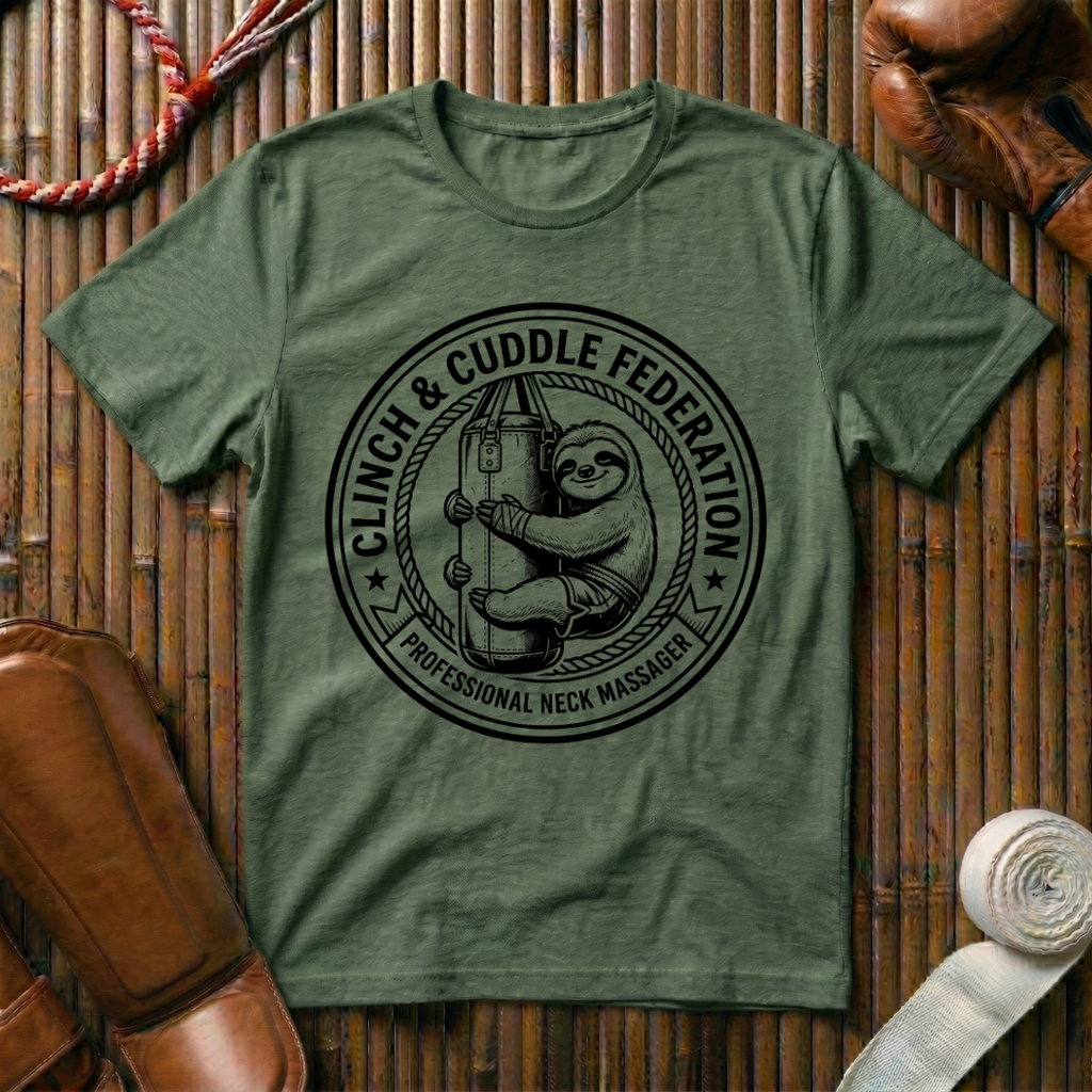 Clinch And Cuddle Federation - T‑Shirt