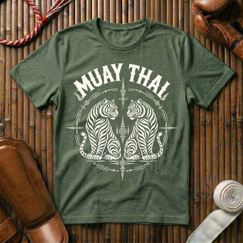 Muay Thai White Tigers - T‑Shirt