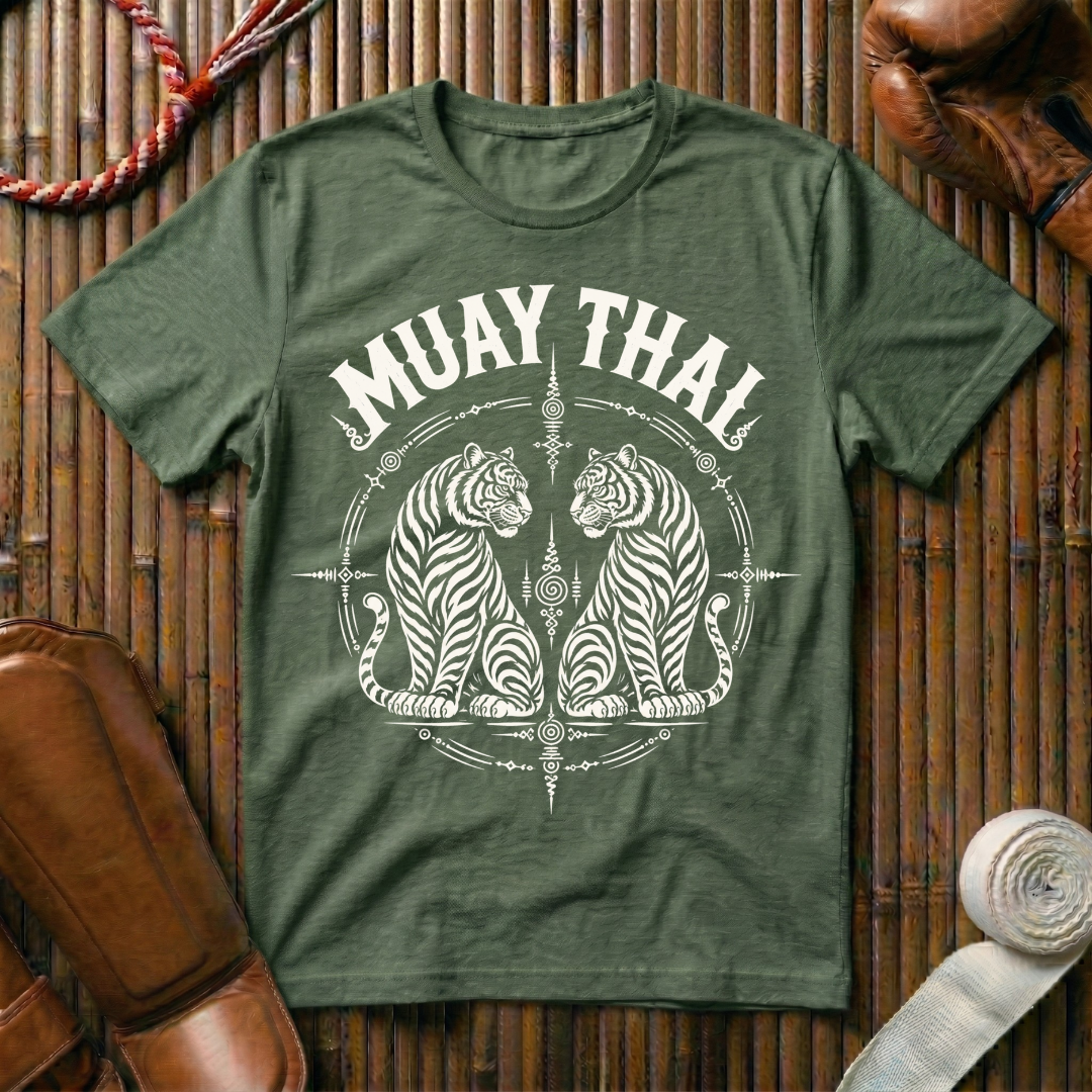 Muay Thai White Tigers - T‑Shirt