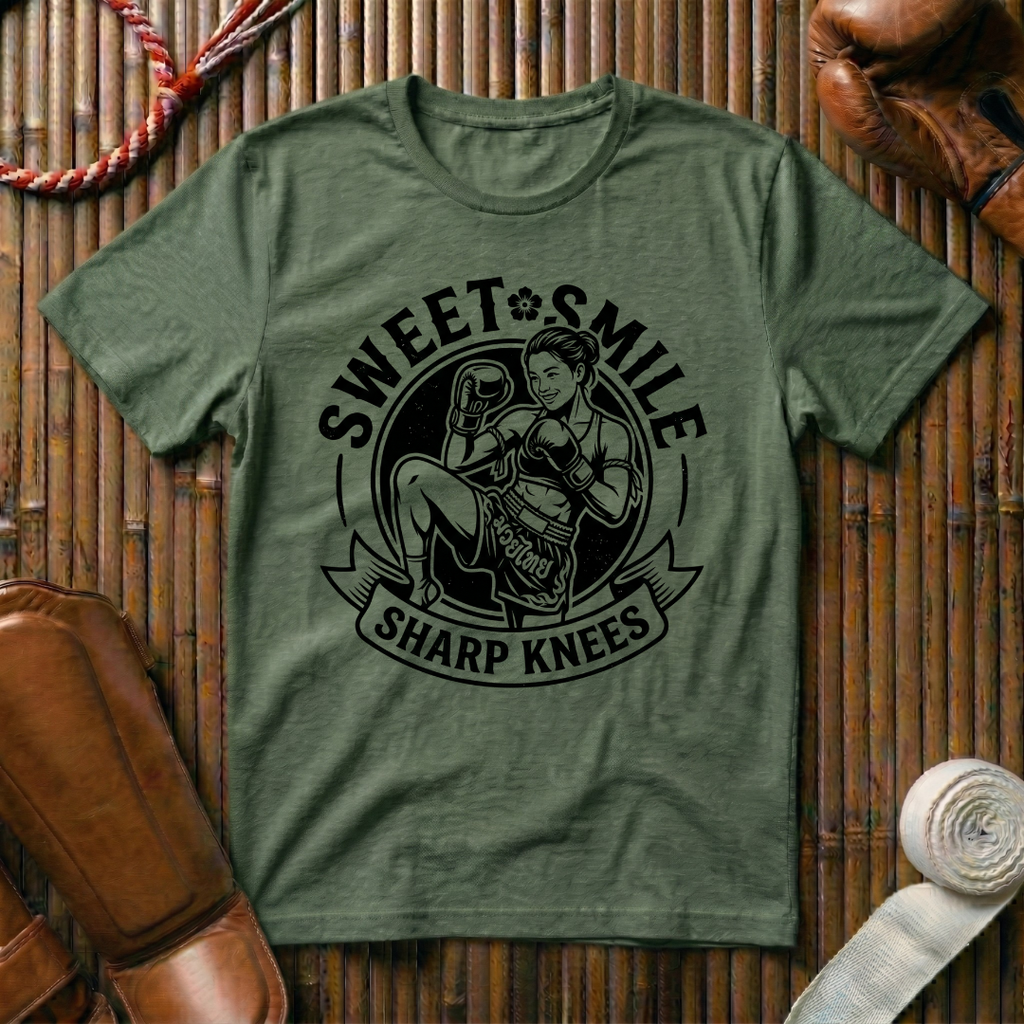 Sweet Smile Sharp Knees - T‑Shirt