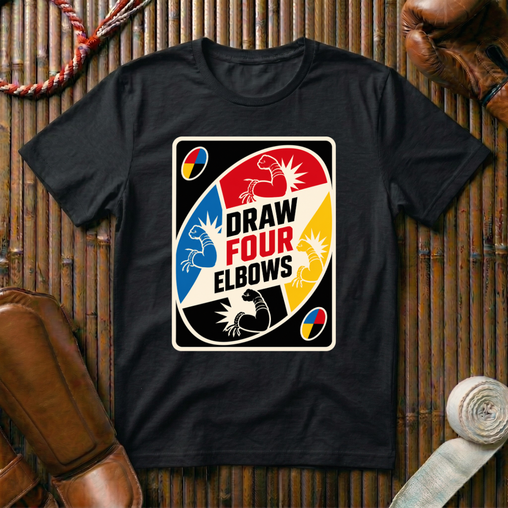 Draw Four Elbows - T‑Shirt