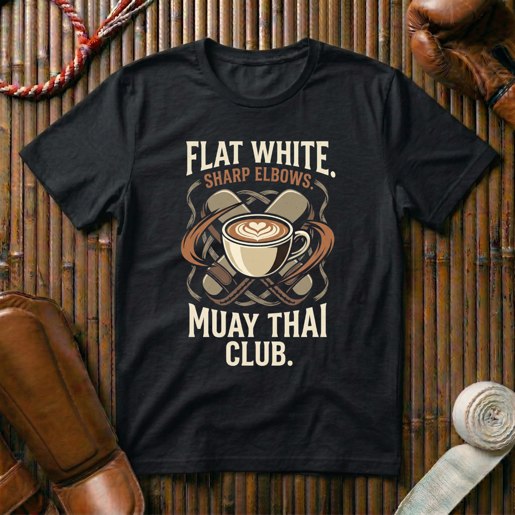 Flat White Sharp Elbows - T-Shirt