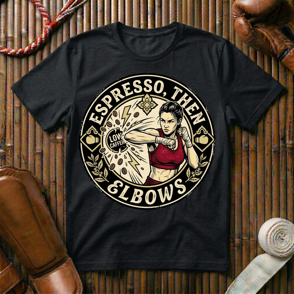 Espresso, Then Elbows - T-Shirt