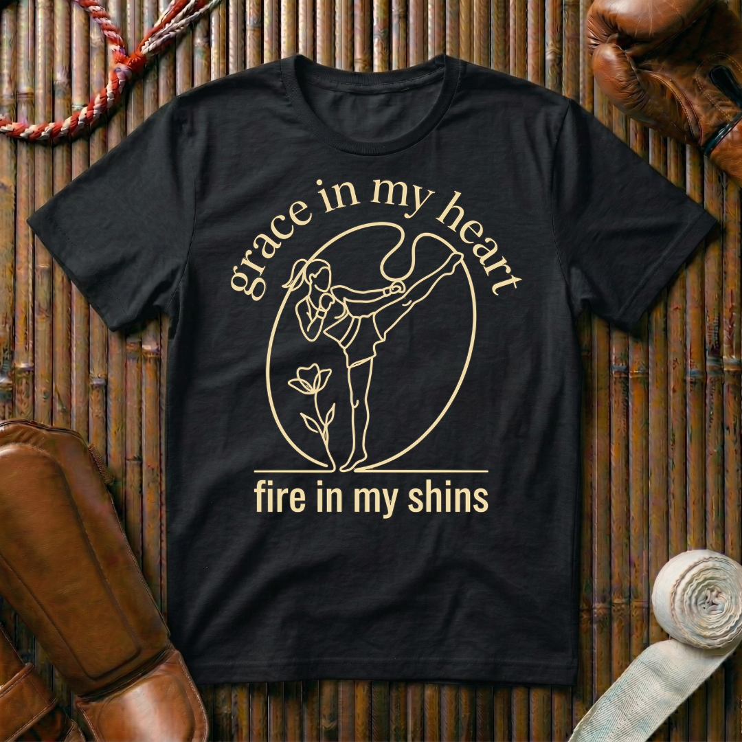Grace In My Heart - Fire In My Shins - T-Shirt