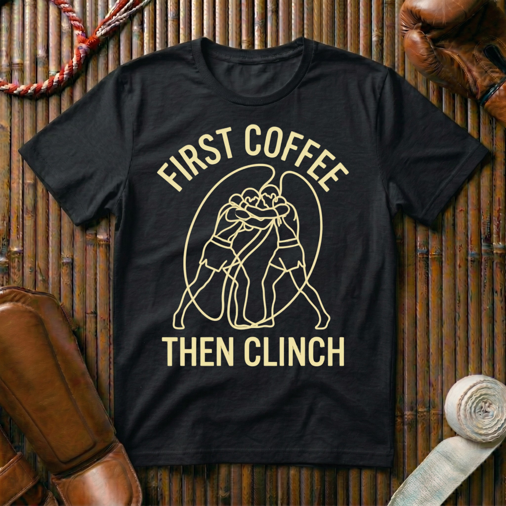 First Coffee - Then Clinch - T-Shirt