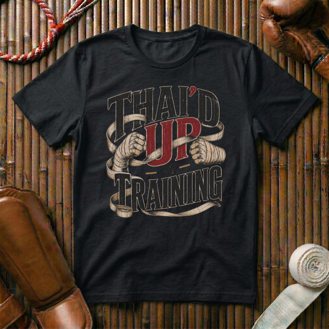 Thai`d Up In Training - T‑Shirt
