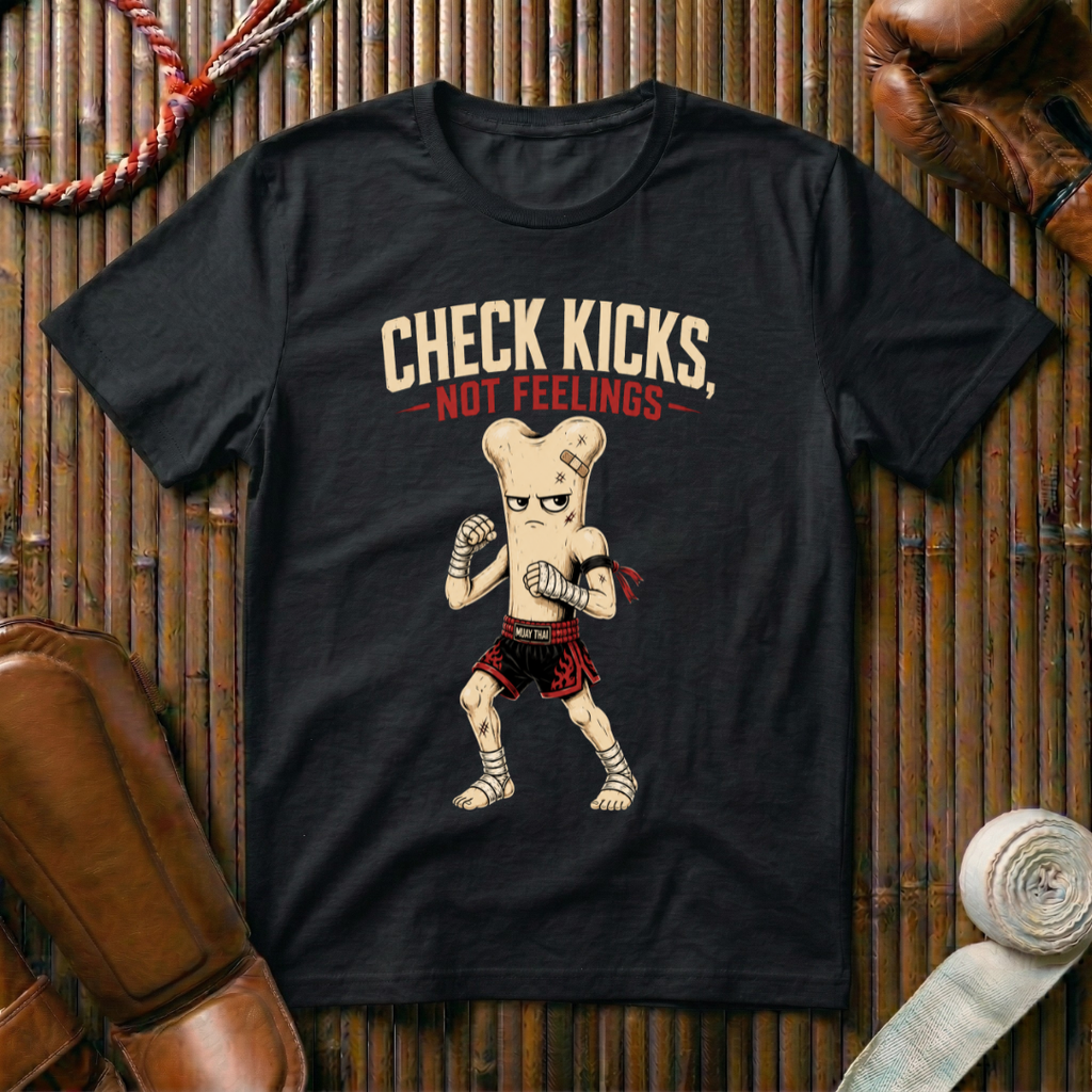 Check Kicks Not Feelings - T-Shirt