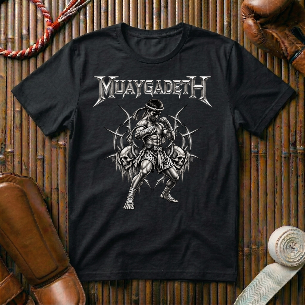 Muaygadeth Fighter - T‑Shirt