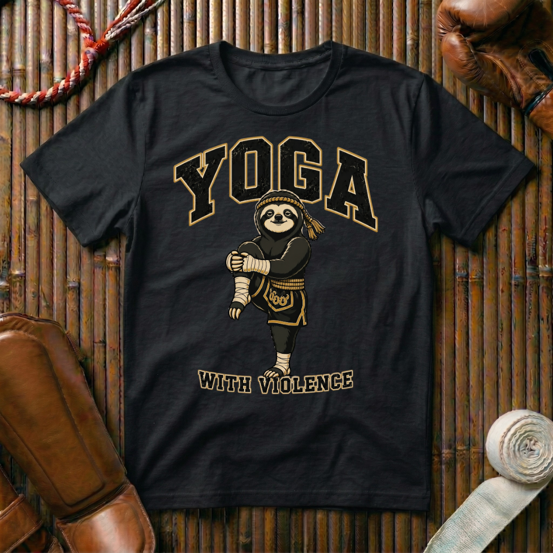 Yoga With Violence - T-Shirt