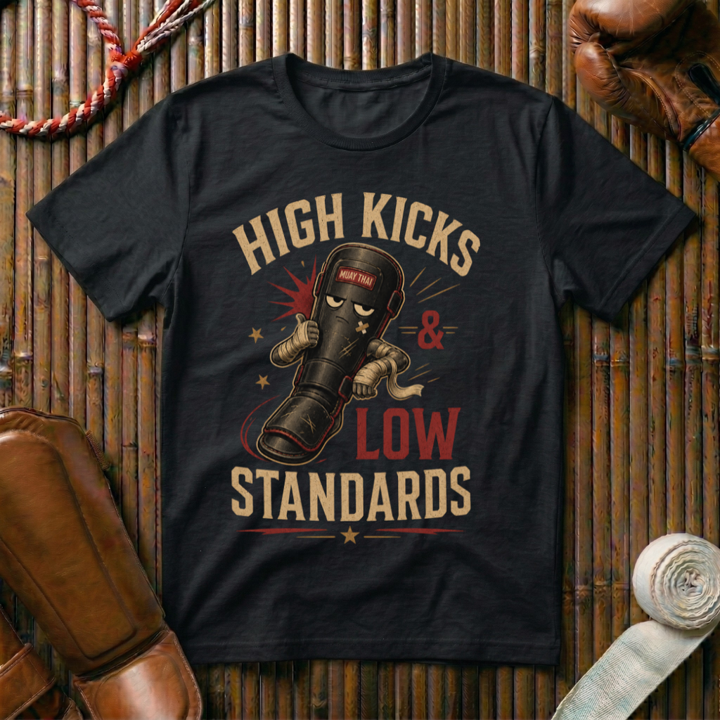 High Kicks Low Standards - T-Shirt