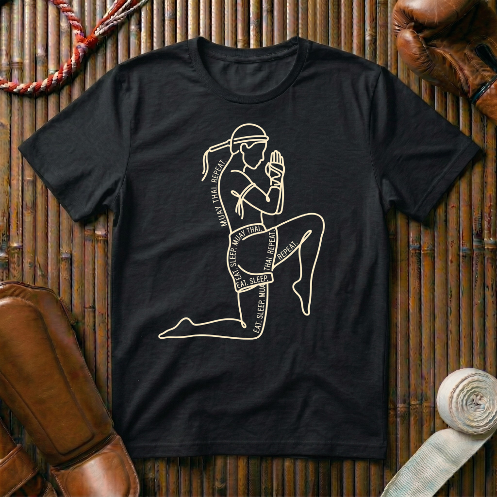 Muay Thai Repeat - T-Shirt