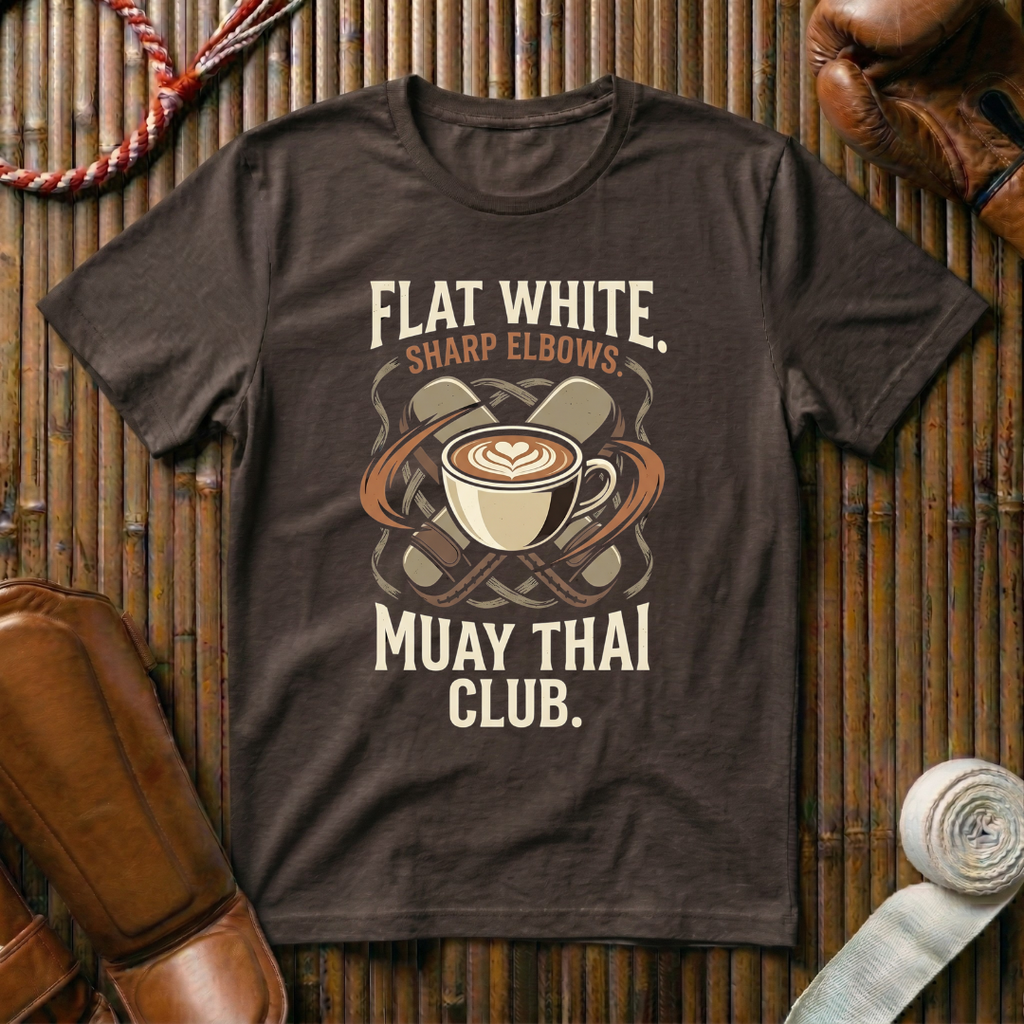 Flat White Sharp Elbows - T-Shirt