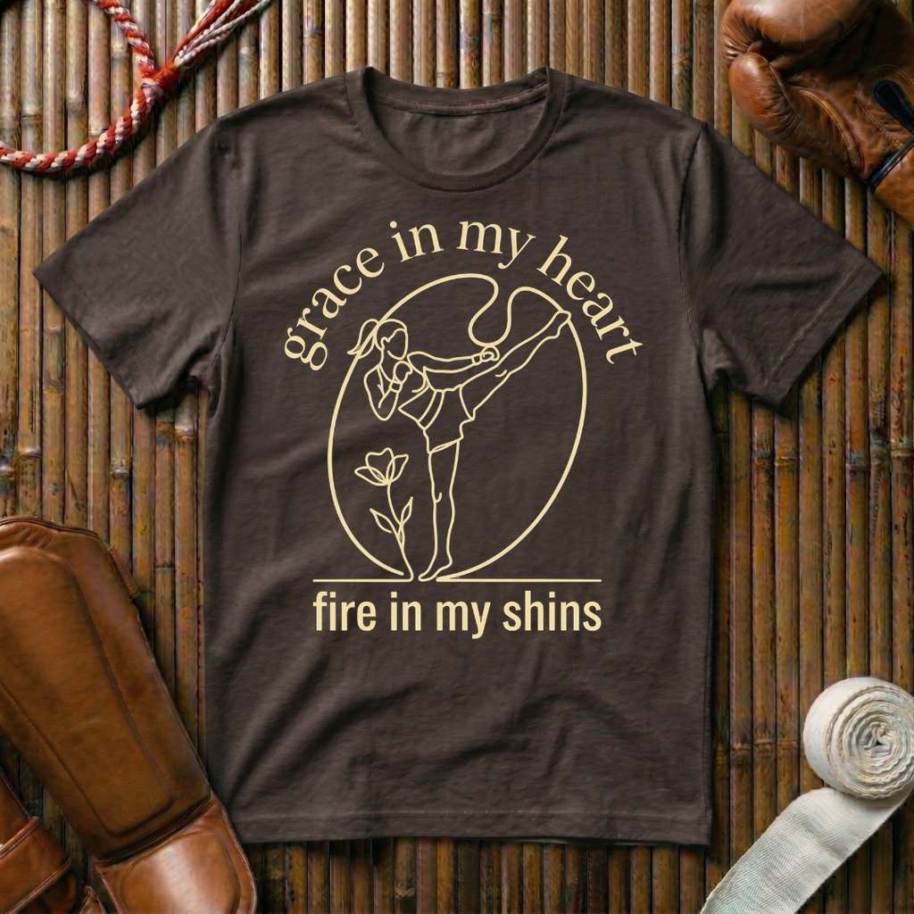 Grace In My Heart - Fire In My Shins - T-Shirt