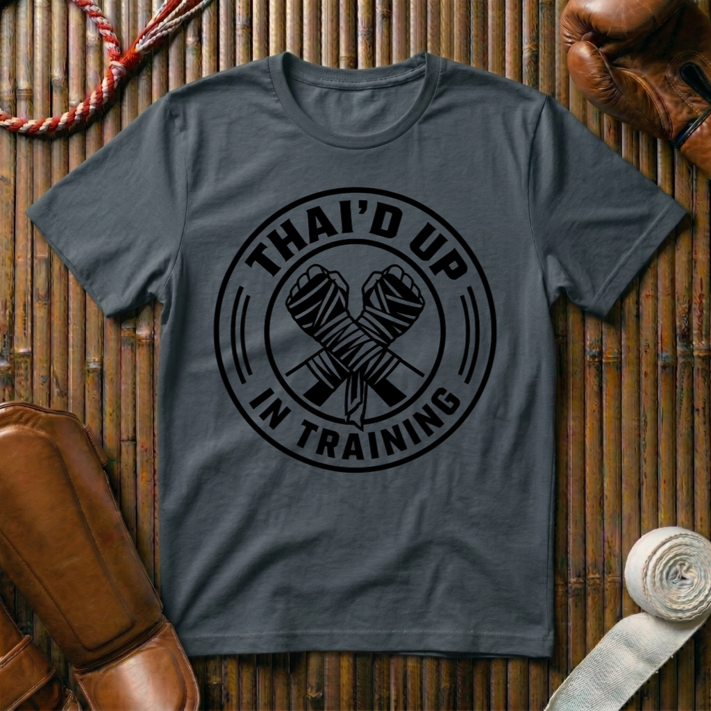 Thai`d Up In Training - T‑Shirt