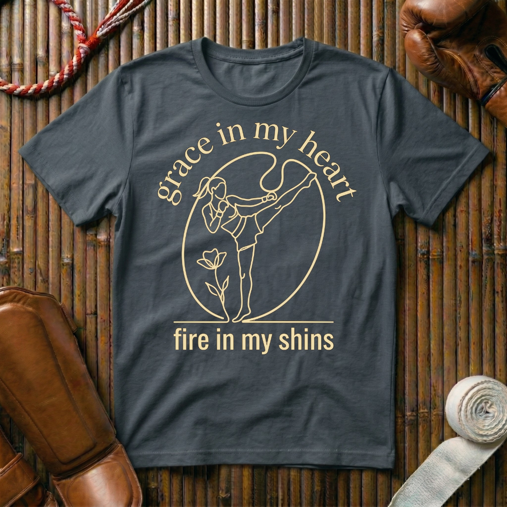 Grace In My Heart - Fire In My Shins - T-Shirt