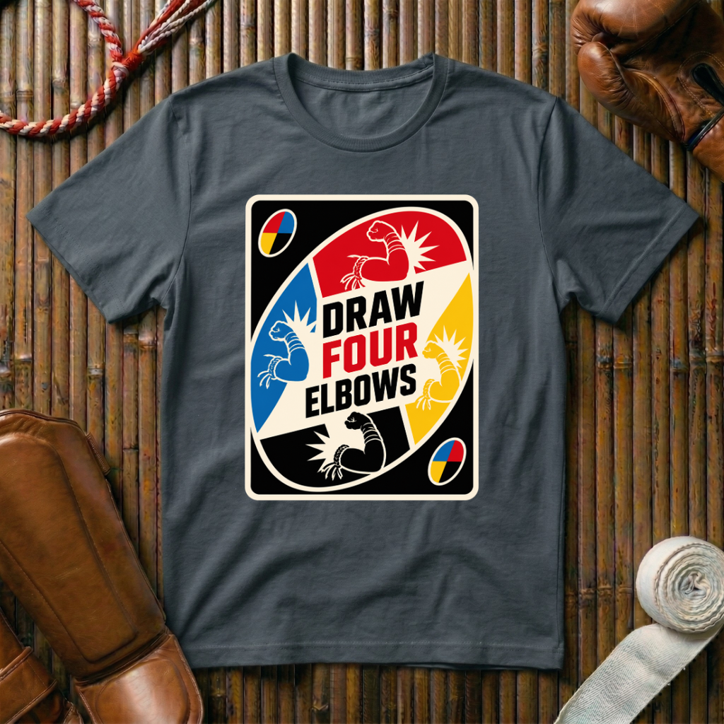 Draw Four Elbows - T‑Shirt