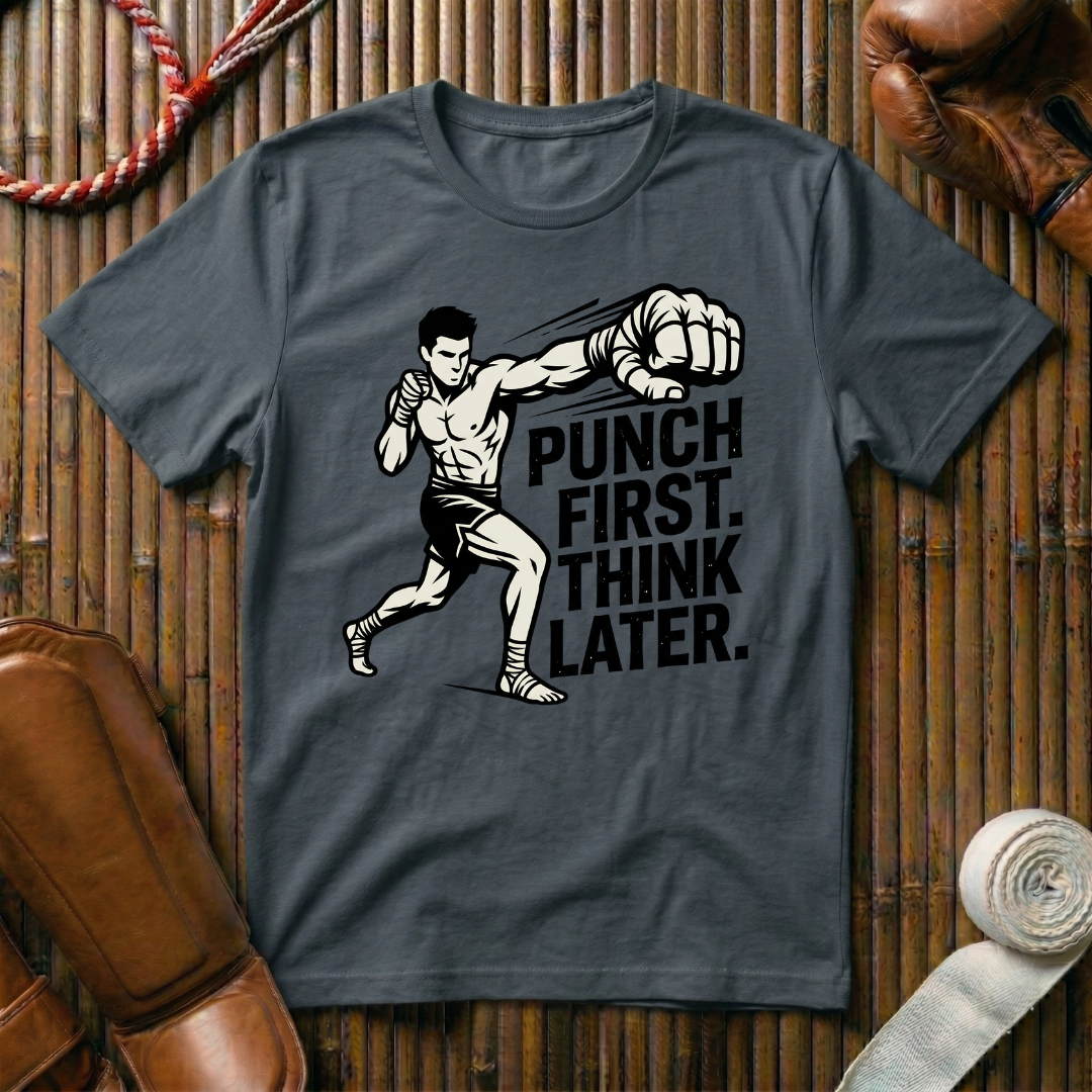 Punch First, Think Later - T-Shirt