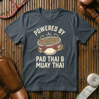 Powered By Pad Thai & Muay Thai - T‑Shirt