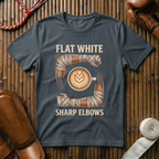 Flat White Sharp Elbows - T-Shirt