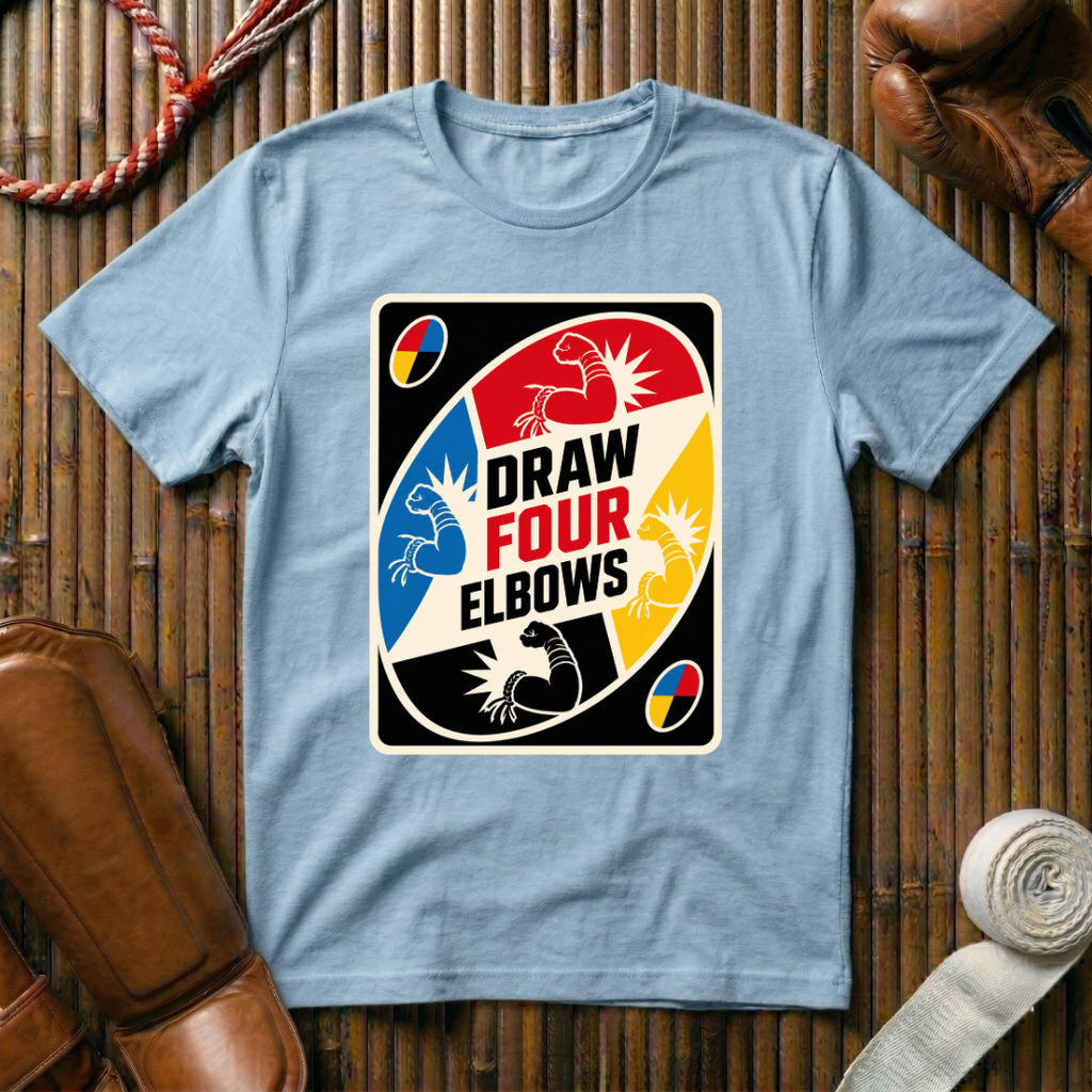 Draw Four Elbows - T‑Shirt