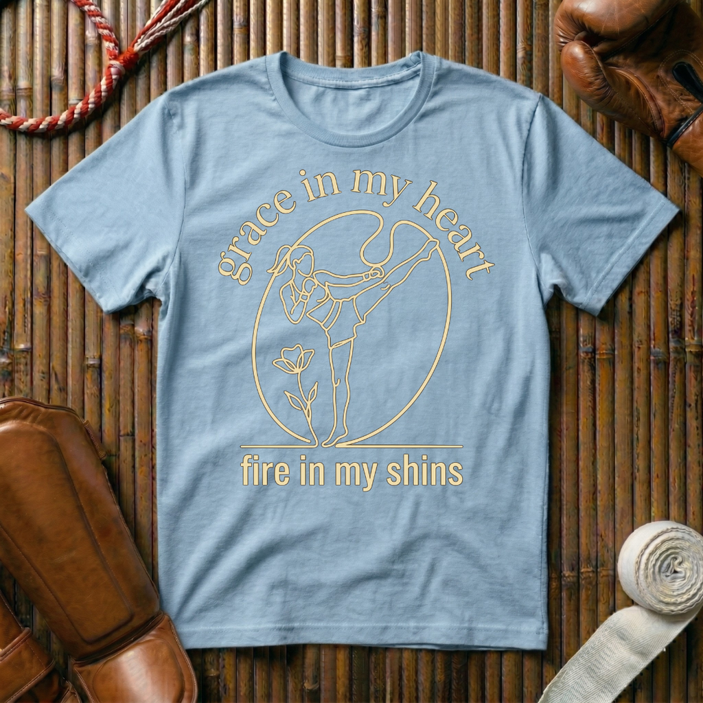 Grace In My Heart - Fire In My Shins - T-Shirt