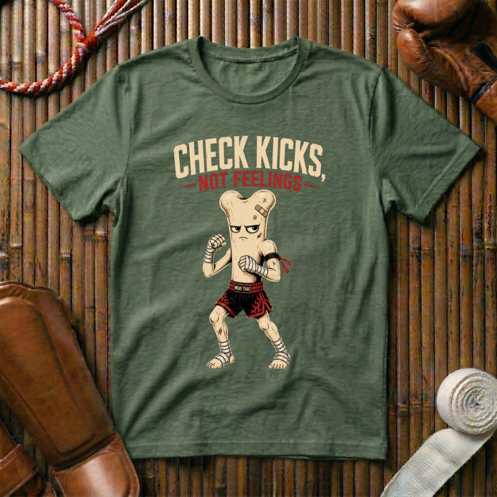 Check Kicks Not Feelings - T-Shirt