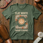 Flat White Sharp Elbows - T-Shirt