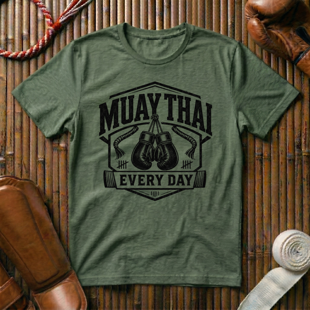 Muay Thai Every Day - T‑Shirt