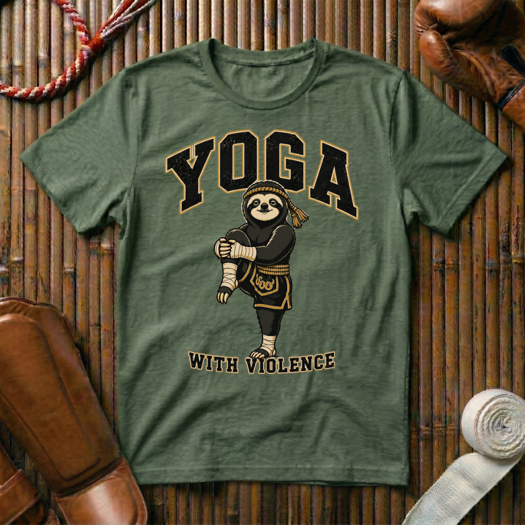 Yoga With Violence - T-Shirt