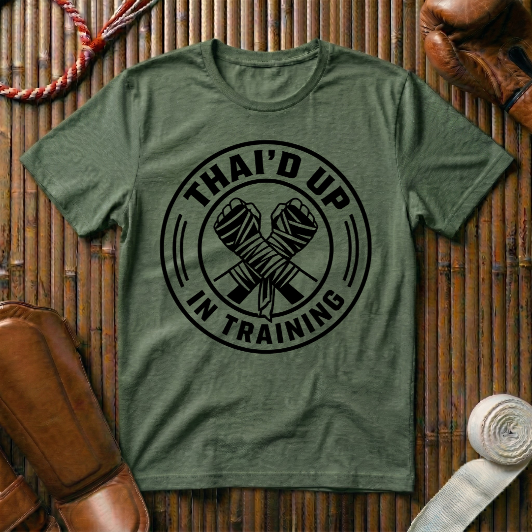 Thai`d Up In Training - T‑Shirt