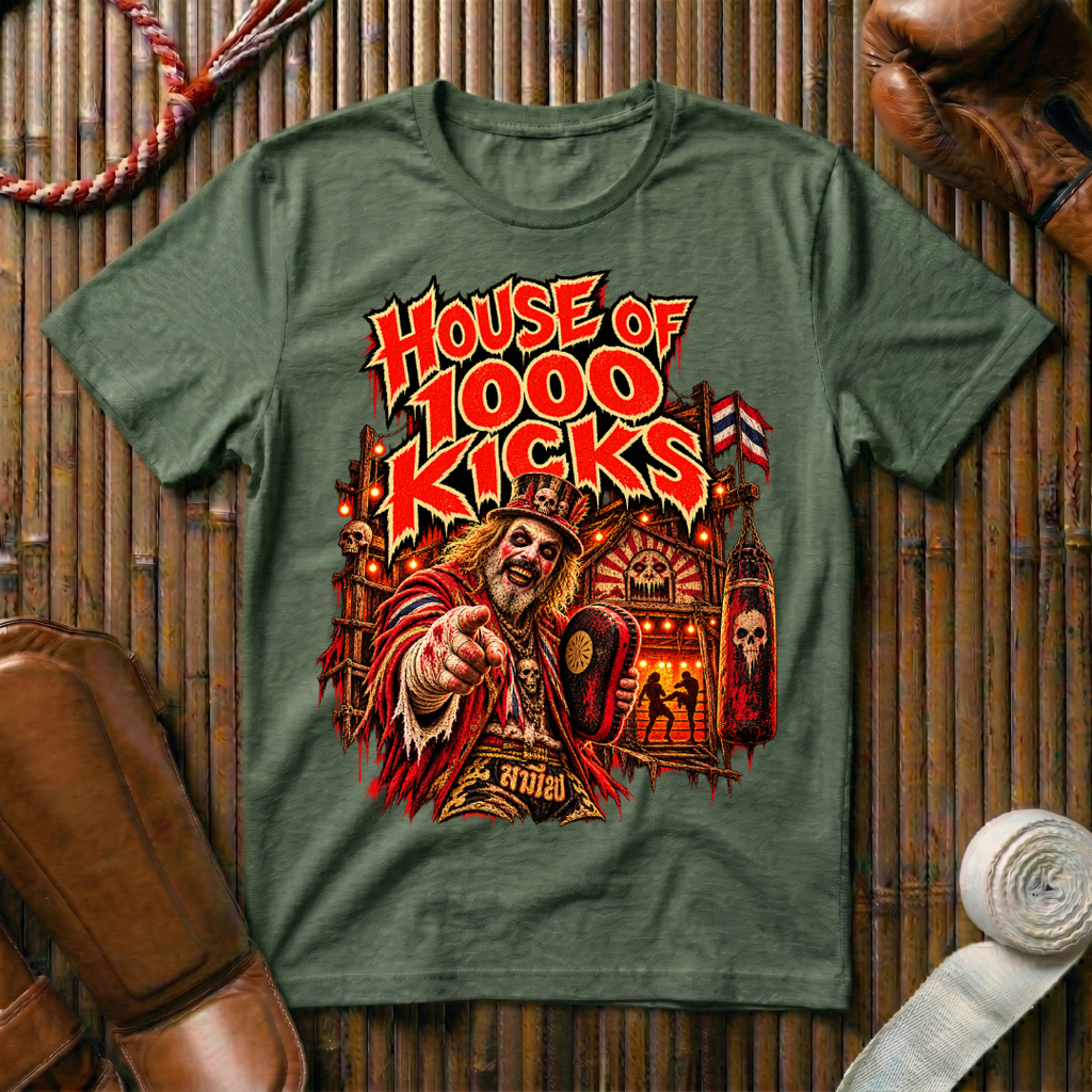 House Of 1000 Kicks - T‑Shirt