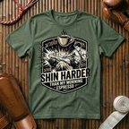 Shin Harder Than My Morning Espresso - T-Shirt