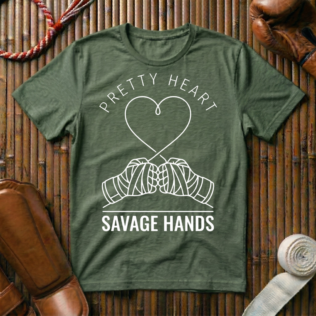 Pretty Heart - Savage Hands - T-Shirt