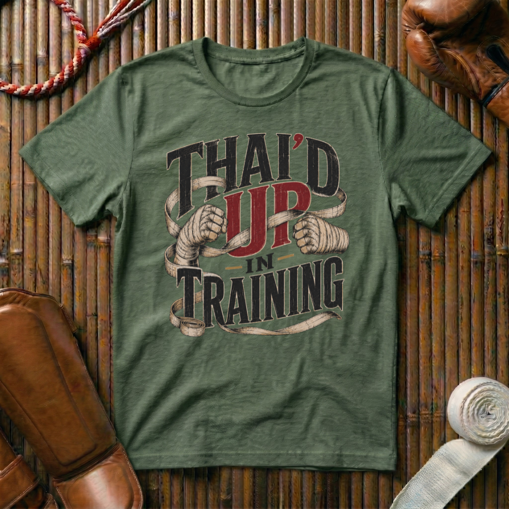 Thai`d Up In Training - T‑Shirt