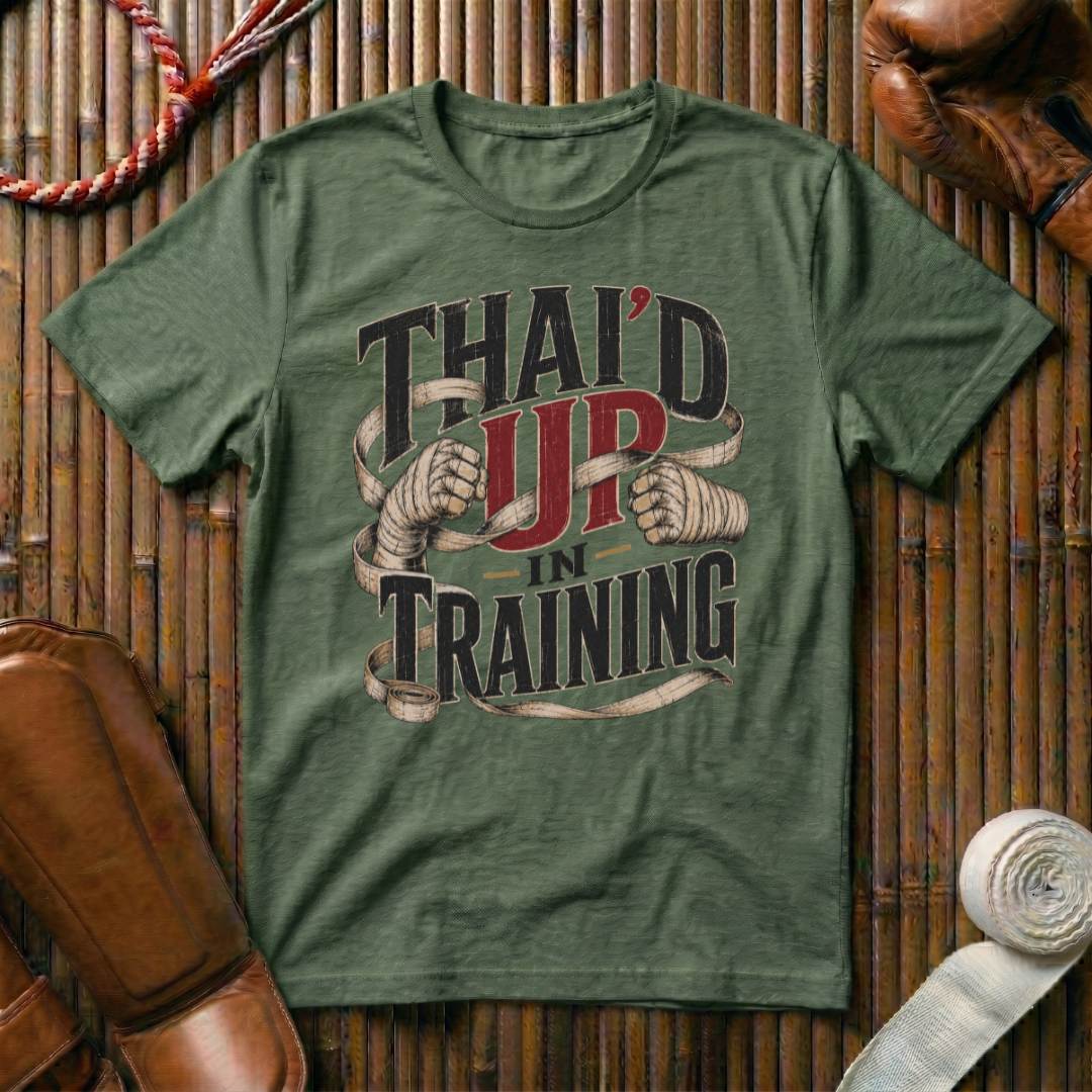 Thai`d Up In Training - T‑Shirt