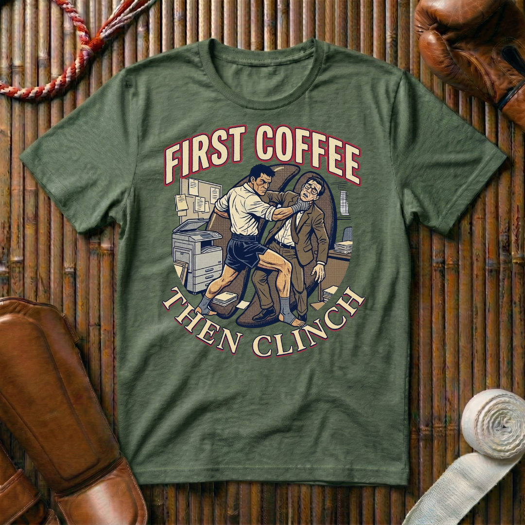 First Coffee Then Clinch Time - T-Shirt