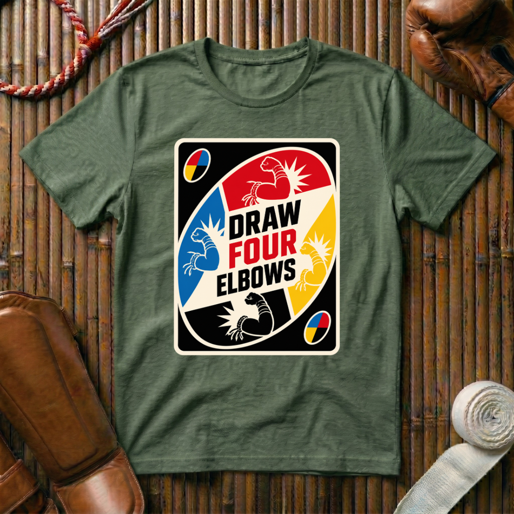 Draw Four Elbows - T‑Shirt
