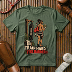 Train Hard Vibe Harder - T‑Shirt